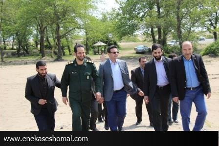 بازدید مدیرکل ورزش و جوانان مازندران از محل ساخت پروژه های ورزشی سپاه کربلا مازندران دربابلسر